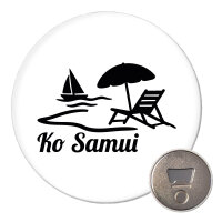 Magnet Ko Samui Inselmotiv Thailand 59mm Kühlschrankmagnet Flaschenöffner