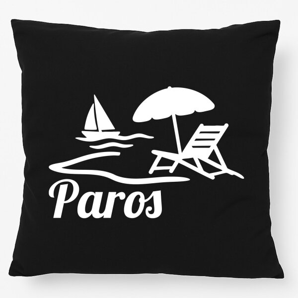 Kissen Paros Inselmotiv Griechenland 40x40cm