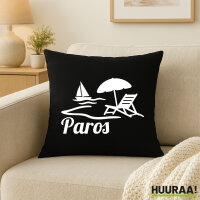 Kissen Paros Inselmotiv Griechenland 40x40cm