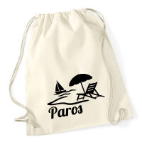 Turnbeutel Paros Inselmotiv Griechenland 12 Liter