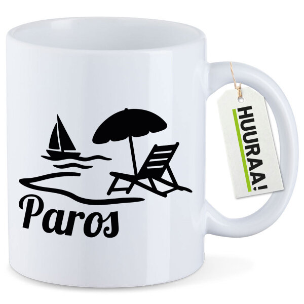 Kaffeetasse Paros Inselmotiv Griechenland 330ml