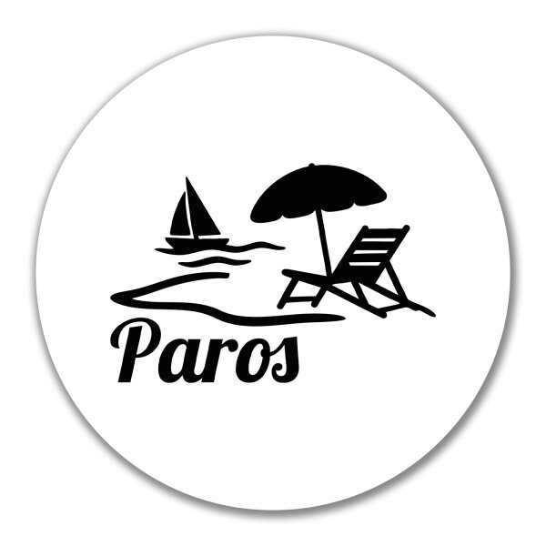 Aufkleber Paros Inselmotiv Griechenland 10cm Sticker