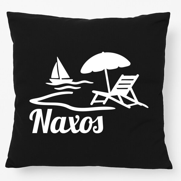 Kissen Naxos Inselmotiv Griechenland 40x40cm