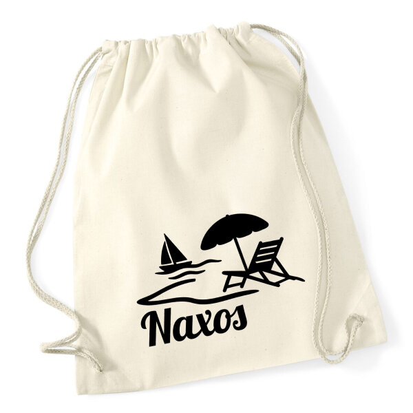 Turnbeutel Naxos Inselmotiv Griechenland 12 Liter