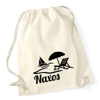 Turnbeutel Naxos Inselmotiv Griechenland 12 Liter
