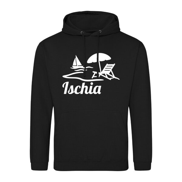 Unisex Hoodie Ischia Inselmotiv Italien Größe S-3XL