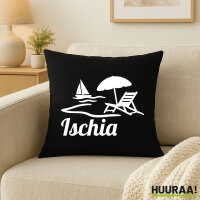 Kissen Ischia Inselmotiv Italien 40x40cm