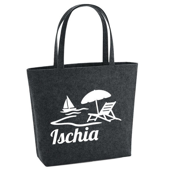 Filzshopper Ischia Inselmotiv Italien 22 Liter