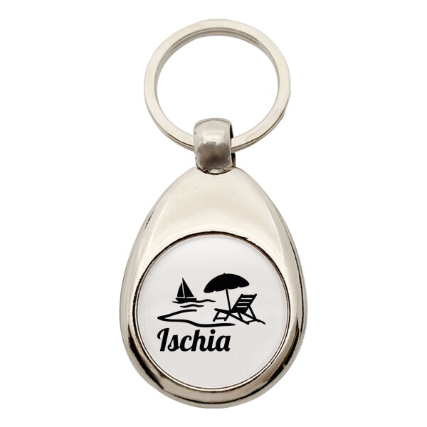 Schlüsselanhänger Ischia Inselmotiv Italien