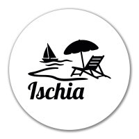 Aufkleber Ischia Inselmotiv Italien 10cm Sticker