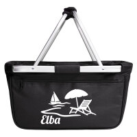 Einkaufskorb Elba Inselmotiv Italien 20 Liter Tragekorb...