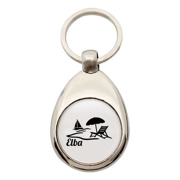 Schlüsselanhänger Elba Inselmotiv Italien