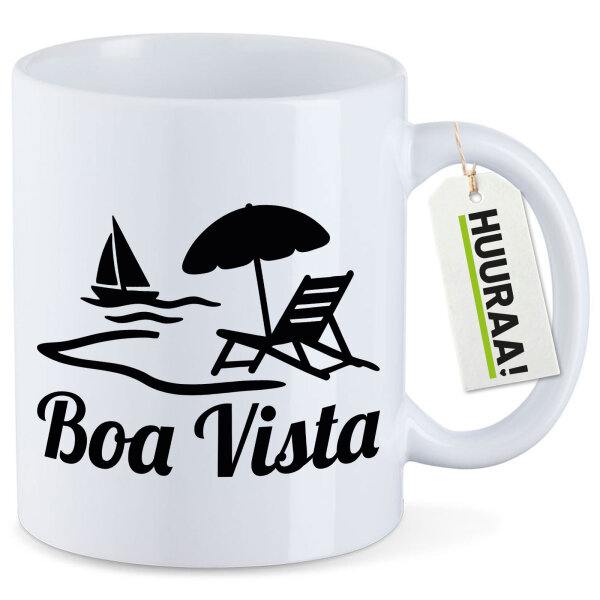 Kaffeetasse Boa Vista Inselmotiv Kap Verde 330ml