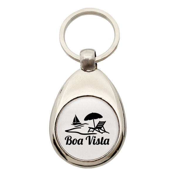 Schlüsselanhänger Boa Vista Inselmotiv Kap Verde