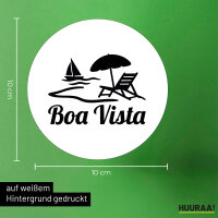 Aufkleber Boa Vista Inselmotiv Kap Verde 10cm Sticker