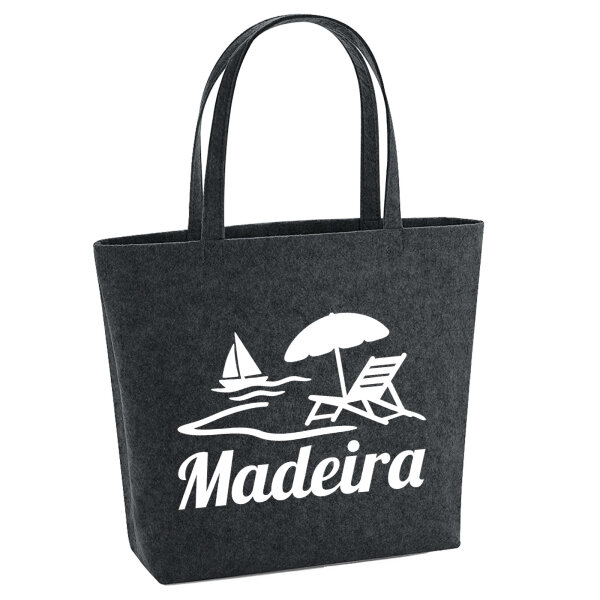 Filzshopper Madeira Inselmotiv Portugal 22 Liter