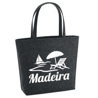 Filzshopper Madeira Inselmotiv Portugal 22 Liter