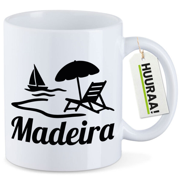Kaffeetasse Madeira Inselmotiv Portugal 330ml