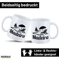 Kaffeetasse Madeira Inselmotiv Portugal 330ml