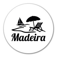 Aufkleber Madeira Inselmotiv Portugal 10cm Sticker
