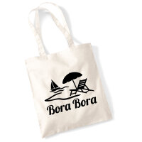 Jutebeutel Bora Bora Inselmotiv...