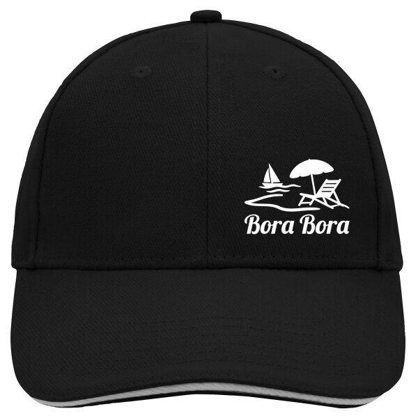 Kappe Bora Bora Inselmotiv Französisch-Polynesien