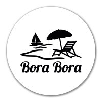 Aufkleber Bora Bora Inselmotiv...