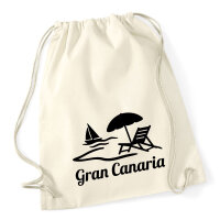 Turnbeutel Gran Canaria Inselmotiv Spanien 12 Liter