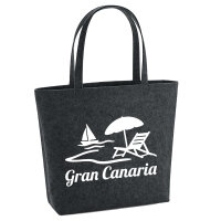 Filzshopper Gran Canaria Inselmotiv Spanien 22 Liter