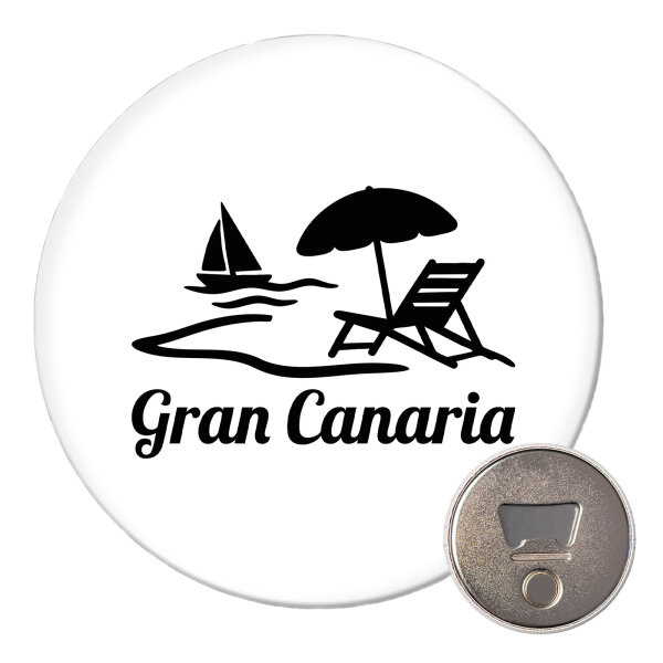 Magnet Gran Canaria Inselmotiv Spanien 59mm Kühlschrankmagnet Flaschenöffner