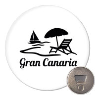Magnet Gran Canaria Inselmotiv Spanien 59mm Kühlschrankmagnet Flaschenöffner
