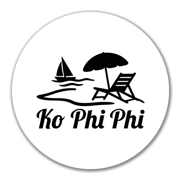 Aufkleber Ko Phi Phi Inselmotiv Thailand 10cm Sticker