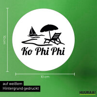 Aufkleber Ko Phi Phi Inselmotiv Thailand 10cm Sticker