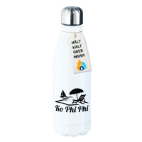 Edelstahl-Trinkflasche Ko Phi Phi Inselmotiv Thailand...