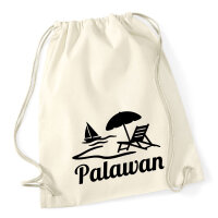 Turnbeutel Palawan Inselmotiv Philippinen 12 Liter