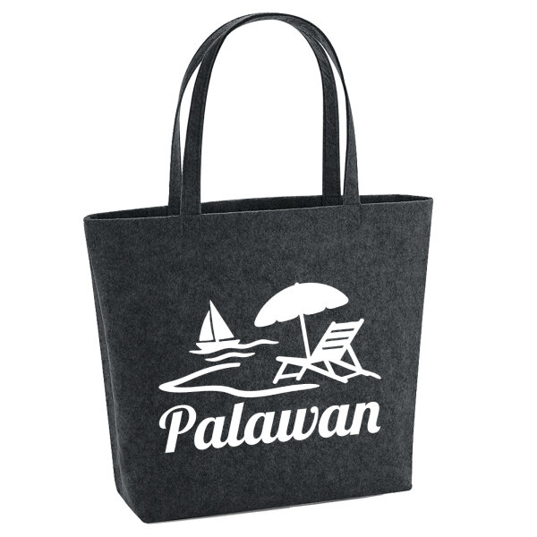 Filzshopper Palawan Inselmotiv Philippinen 22 Liter