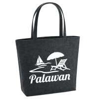 Filzshopper Palawan Inselmotiv Philippinen 22 Liter