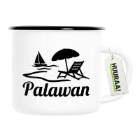 Emaille Tasse Palawan Inselmotiv Philippinen 300ml...