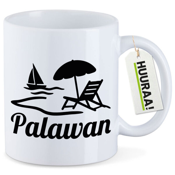 Kaffeetasse Palawan Inselmotiv Philippinen 330ml