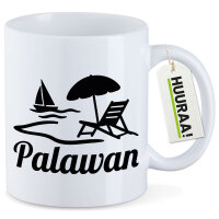 Kaffeetasse Palawan Inselmotiv Philippinen 330ml