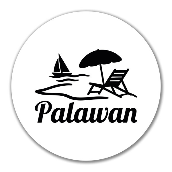 Aufkleber Palawan Inselmotiv Philippinen 10cm Sticker