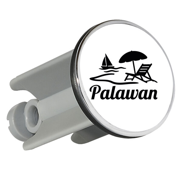 Waschbeckenstöpsel Palawan Inselmotiv Philippinen 4cm Abflussstopfen
