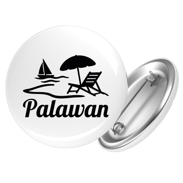 Button Palawan Inselmotiv Philippinen Anstecker