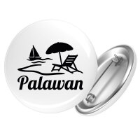 Button Palawan Inselmotiv Philippinen Anstecker