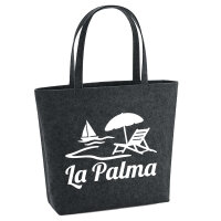 Filzshopper La Palma Inselmotiv Spanien 22 Liter