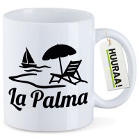 Kaffeetasse La Palma Inselmotiv Spanien 330ml
