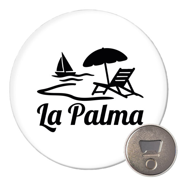 Magnet La Palma Inselmotiv Spanien 59mm Kühlschrankmagnet Flaschenöffner