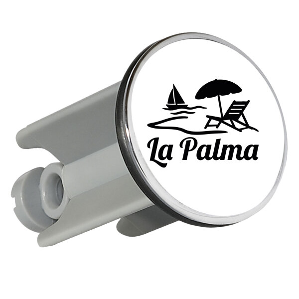 Waschbeckenstöpsel La Palma Inselmotiv Spanien 4cm Abflussstopfen