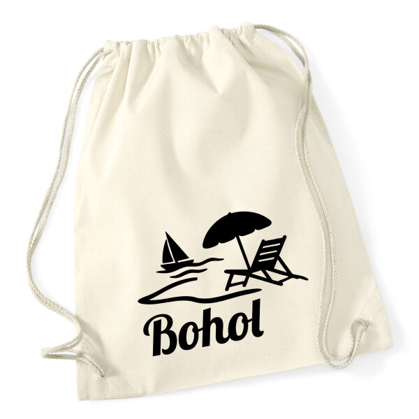 Turnbeutel Bohol Inselmotiv Philippinen 12 Liter