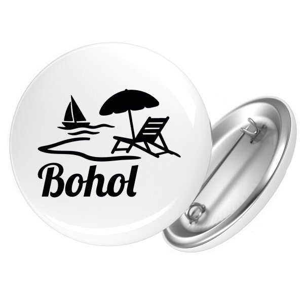 Button Bohol Inselmotiv Philippinen Anstecker